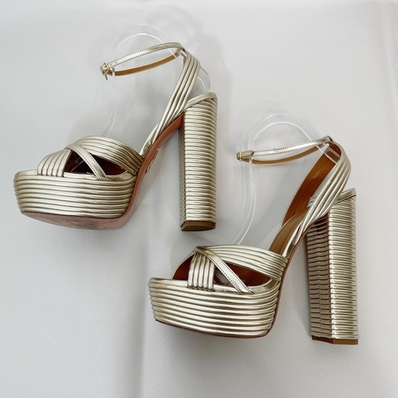 Aquazzura Sundance Plateau Platform Heel - Picture 4 of 10